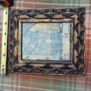 Small print on canvas..vintage